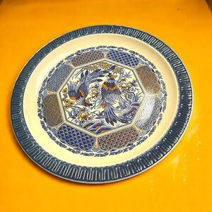 Large Round Japanese Food Platter Dish Vintage